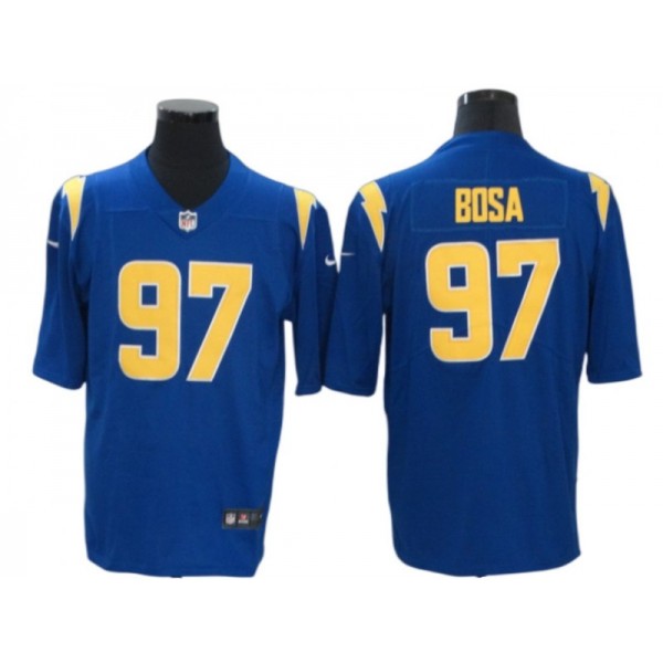 Los Angeles Chargers #97 Joey Bosa Blue Color Rush Vapor Limited Jersey