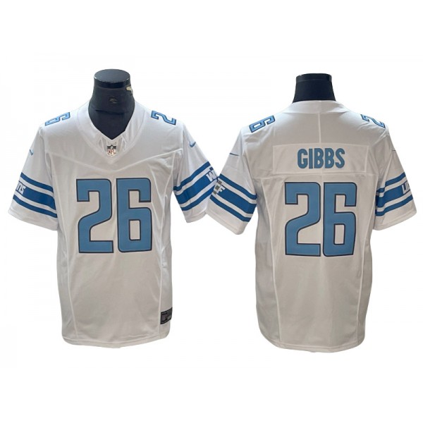 Detroit Lions #26 Jahmyr Gibbs White Vapor F.U.S.E. Limited Jersey