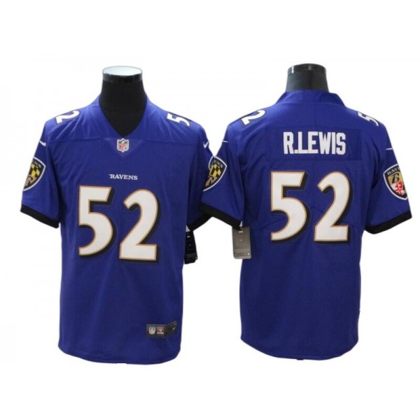 Baltimore Ravens #52 Ray Lewis Purple Vapor Limited Jersey