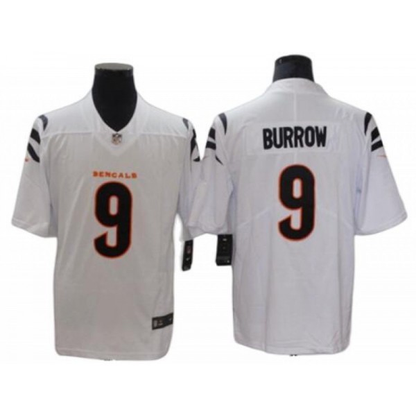 Cincinnati Bengals #9 Joe Burrow Youth White Vapor Limited Jersey