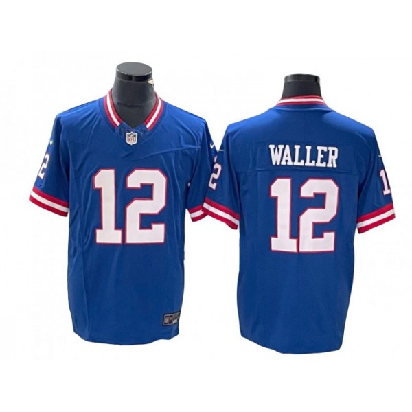 New York Giants #12 Darren Waller Royal Classic F.U.S.E. Limited Jersey