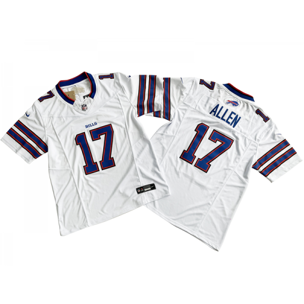 Buffalo Bills #17 Josh Allen White Vapor F.U.S.E. Limited Jersey