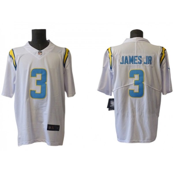 Los Angeles Chargers #3 Derwin James Jr. White Vapor Limited Jersey