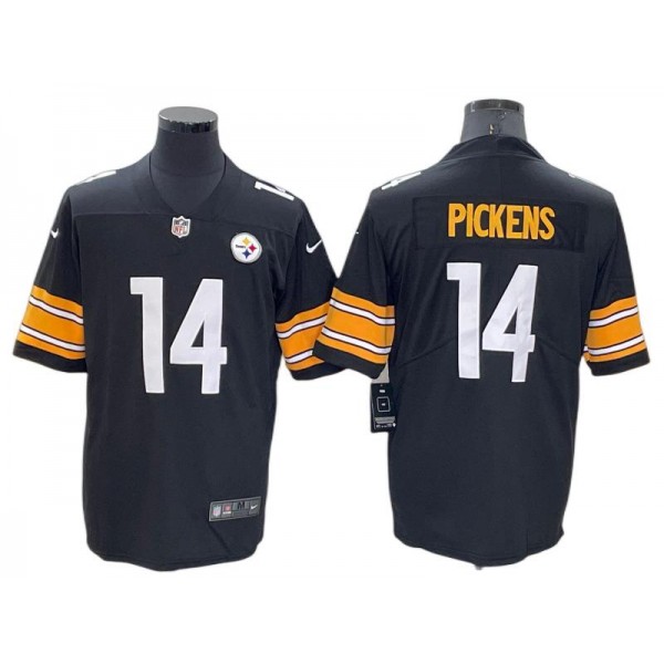 Pittsburgh Steelers #14 George Pickens Black Vapor Limited Jersey