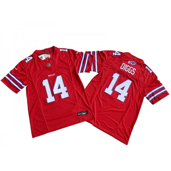 Buffalo Bills #14 Stefon Diggs Red Vapor F.U.S.E. Limited Jersey