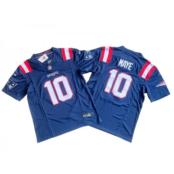 New England Patriots #10 Mac Jones Navy Vapor F.U.S.E. Limited Jersey