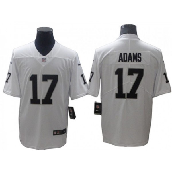 Las Vegas Raiders #17 Davante Adams White Vapor Limited Jersey