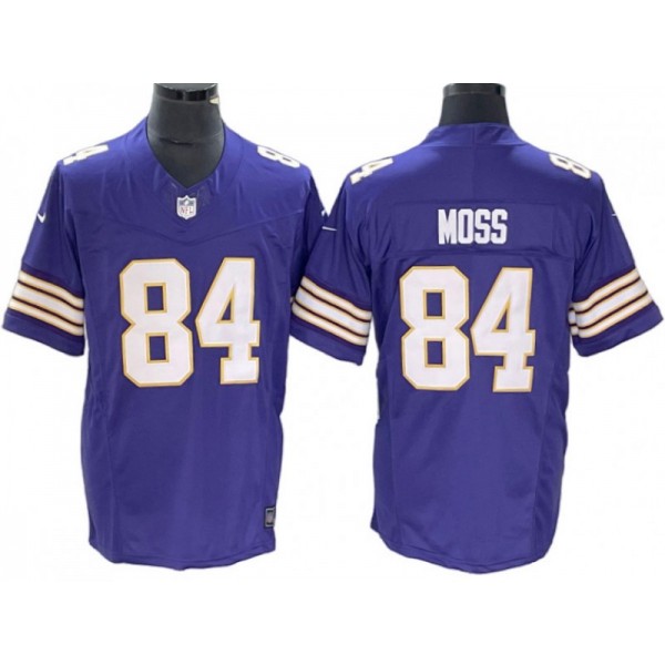 Minnesota Vikings #84 Randy Moss Purple Classic Vapor F.U.S.E. Limited Jersey