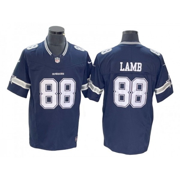 Dallas Cowboys #88 CeeDee Lamb Navy Vapor F.U.S.E. Limited Jersey