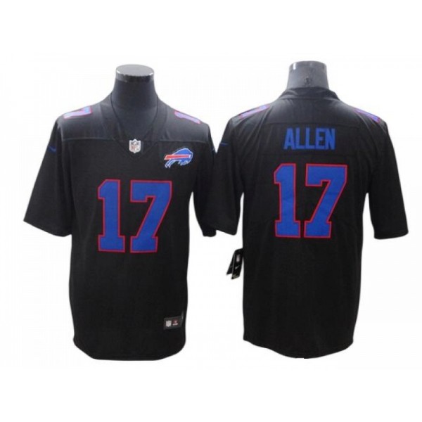 Buffalo Bills #17 Josh Allen Black Vapor Limited Jersey