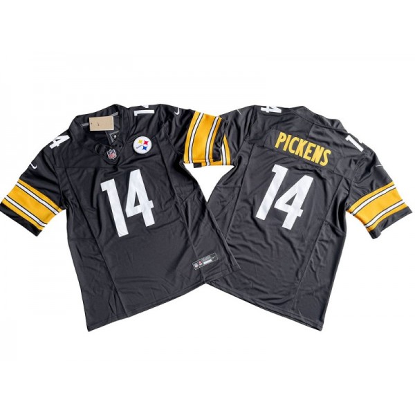 Pittsburgh Steelers #14 George Pickens Black Vapor F.U.S.E. Limited Jersey