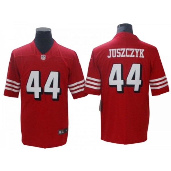 San Francisco 49ers #44 Kyle Juszczyk Red Alternate Vapor Limited Jersey