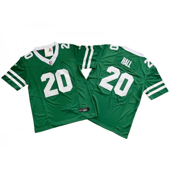 New York Jets #20 Breece Hall Green Vapor F.U.S.E. Limited Jersey