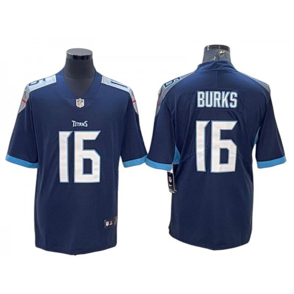 Tennessee Titans #16 Treylon Burks Navy Vapor Limited Jersey