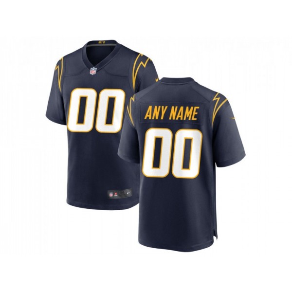 Los Angeles Chargers #00 Navy Vapor Limited Custom Jersey