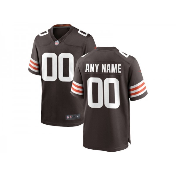 Cleveland Browns #00 Brown Vapor Limited Custom Jersey