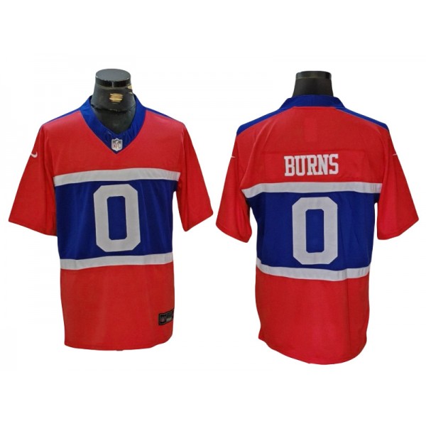 New York Giants #0 Brian Burns Century Red Alternate Vapor F.U.S.E. Limited Jersey