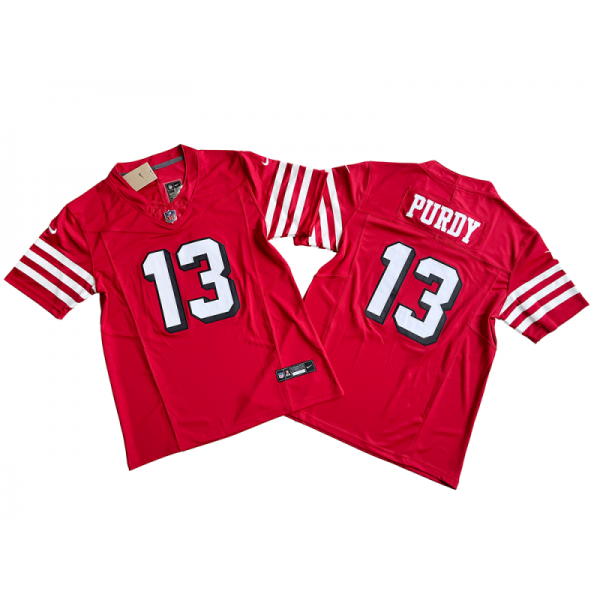 San Francisco 49ers #13 Brock Purdy Red Alternate Vapor F.U.S.E. Limited Jersey