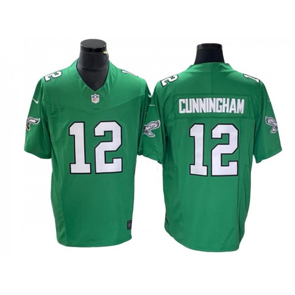 Philadelphia Eagles #12 Randall Cunningham Kelly Green Alternate Vapor F.U.S.E. Limited Jersey