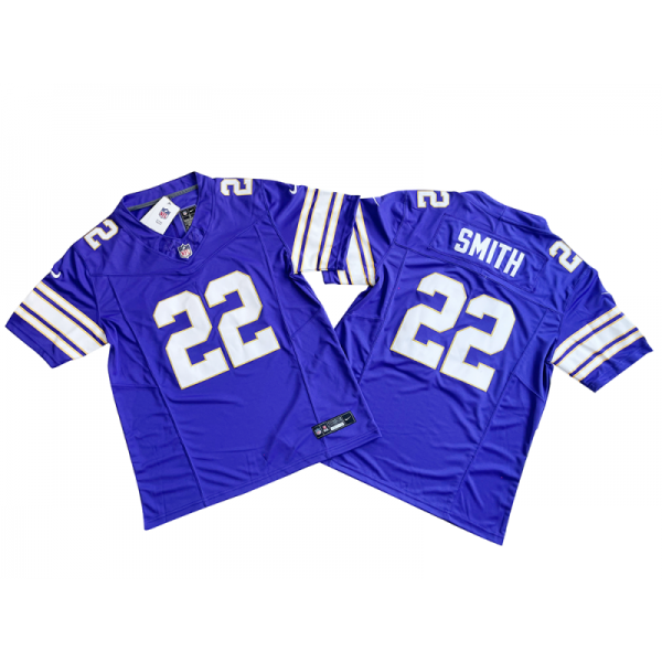 Minnesota Vikings #22 Harrison Smith Purple Classic Vapor F.U.S.E. Limited Jersey