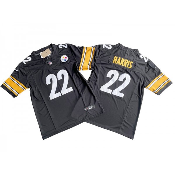 Pittsburgh Steelers #22 Najee Harris Black Vapor F.U.S.E. Limited Jersey