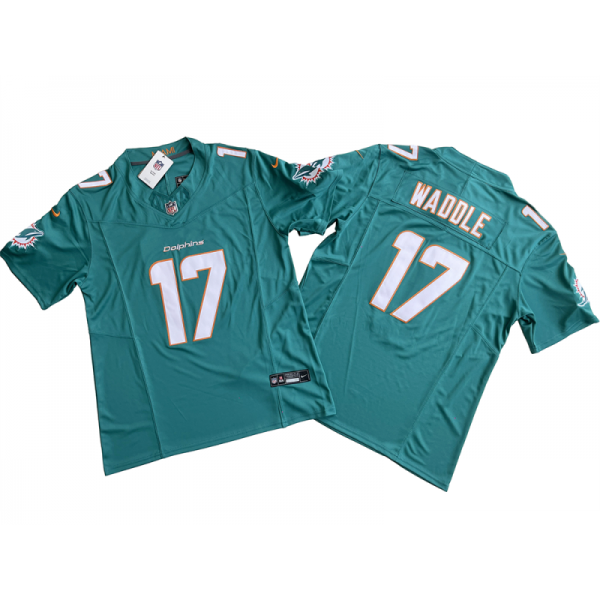 Miami Dolphins #17 Jaylen Waddle Aqua Vapor F.U.S.E. Limited Jersey