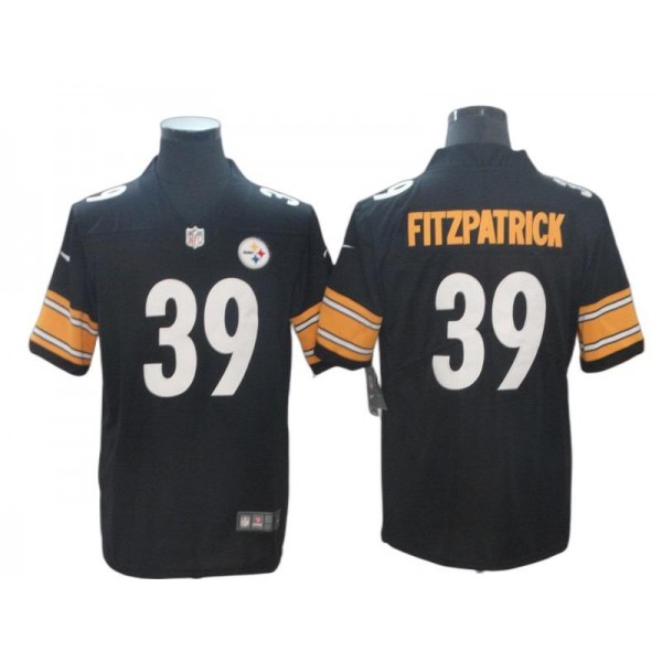 Pittsburgh Steelers #39 Minkah Fitzpatrick Black Vapor Limited Jersey