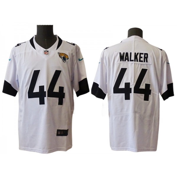 Jacksonville Jaguars #44 Travon Walker White Vapor Limited Jersey