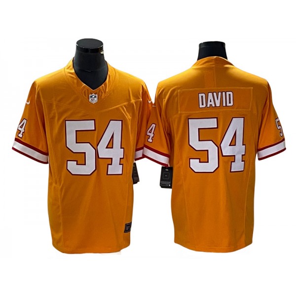 Tampa Bay Buccaneers #54 Lavonte David Orange Throwback Vapor F.U.S.E. Limited Jersey