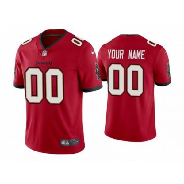 Tampa Bay Buccaneers #00 Red Vapor Limited Custom Jersey