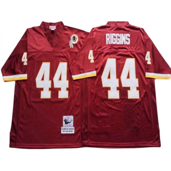 Washington Redskins #44 John Riggins Throwback Burgundy Jersey