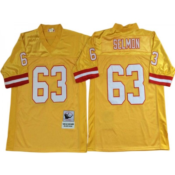 Tampa Bay Buccaneers #63 Roy Selmon Throwback Orange Jersey