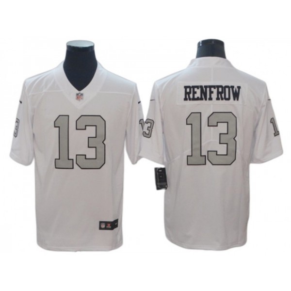 Las Vegas Raiders #13 Hunter Renfrow White Color Rush Vapor Limited Jersey