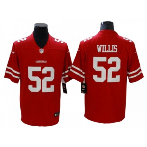 San Francisco 49ers #52 Patrick Willis Red Vapor Limited Jersey