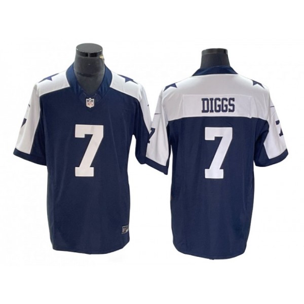 Dallas Cowboys #7 Trevon Diggs Navy Alternate Vapor F.U.S.E. Limited Jersey