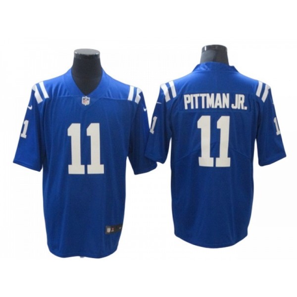 Indianapolis Colts #11 Michael Pittman Jr. Blue Vapor Limited Jersey