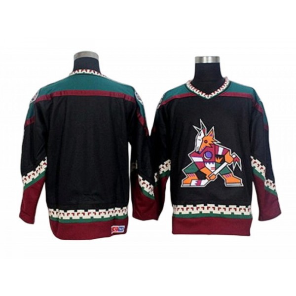 Phoenix Coyotes Blank Black 1998 Vintage CCM Jersey