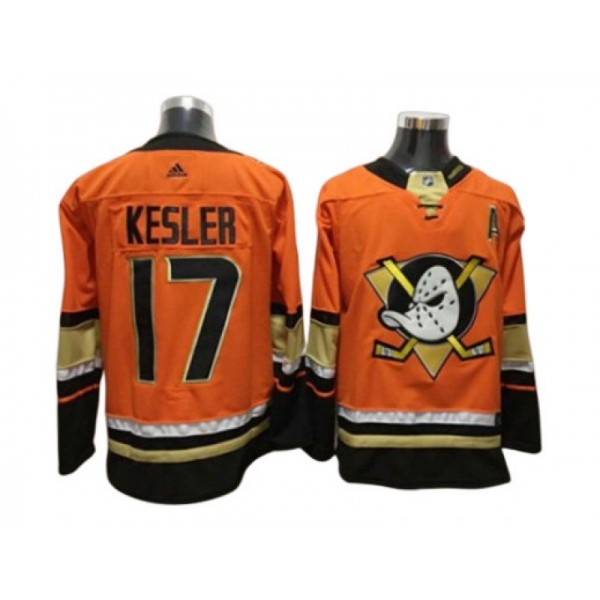 Anaheim Ducks #17 Ryan Kesler Orange Alternate Jersey