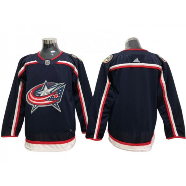 Columbus Blue Jackets Blank Navy Home Jersey