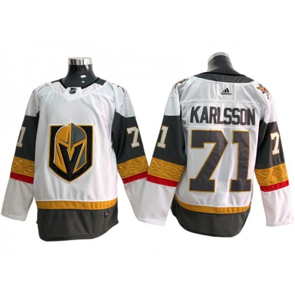 Vegas Golden Knights #71 William Karlsson White Away Jersey