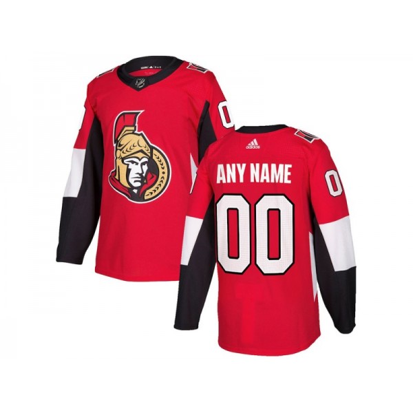 Ottawa Senators #00 Red Custom Jersey