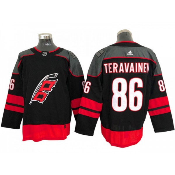 Carolina Hurricanes #86 Teuvo Teravainen Black Jersey