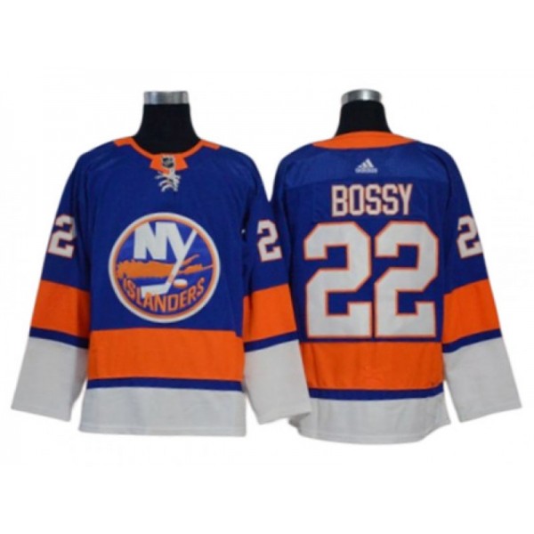 New York Islanders #22 Mike Bossy Blue Home Jersey