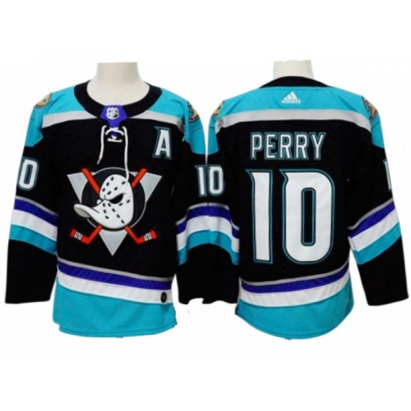 Anaheim Ducks #10 Corey Perry Black Alternate Jersey