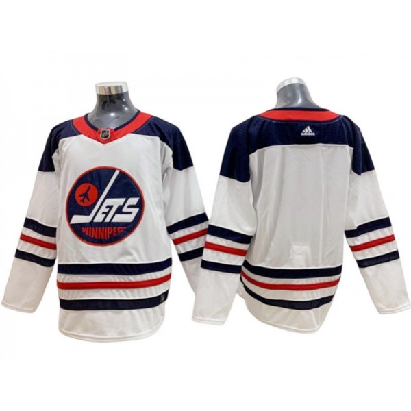 Winnipeg Jets Blank White Heritage Jersey