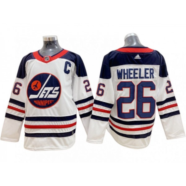 Winnipeg Jets #26 Blake Wheeler White Heritage Jersey