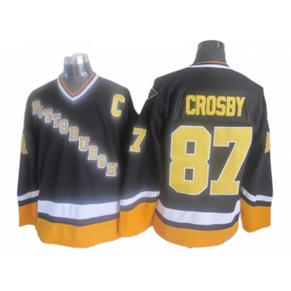 Pittsburgh Penguins #87 Sidney Crosby 1996 CCM Vintage Black Jersey