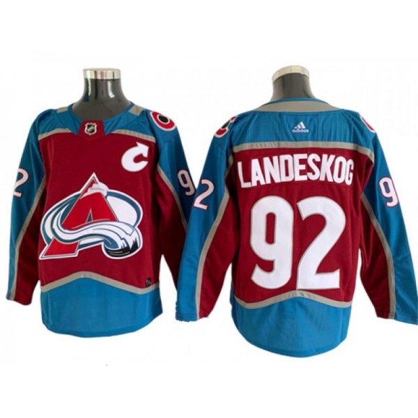 Colorado Avalanche #92 Gabriel Landeskog Burgundy Home Jersey