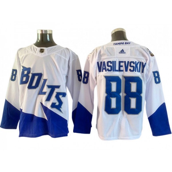 Tampa Bay Lightning #88 Andrei Vasilevskiy White 2022 Stadium Series Jersey