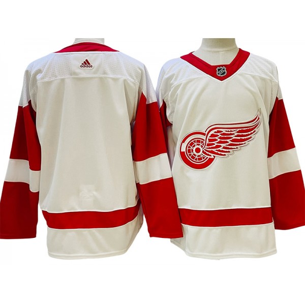 Detroit Red Wings Blank White Away Jersey